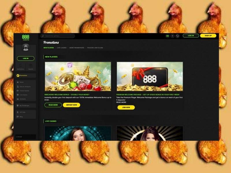 Verifica dell'account su 888 Casino