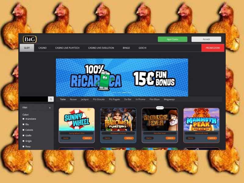 Jouer au poulet sur Big Casino