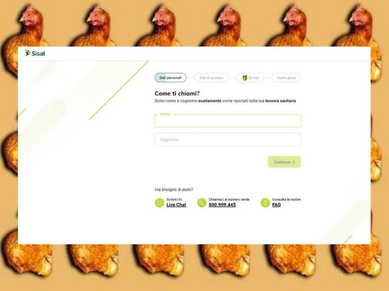 Registo e verificação da conta