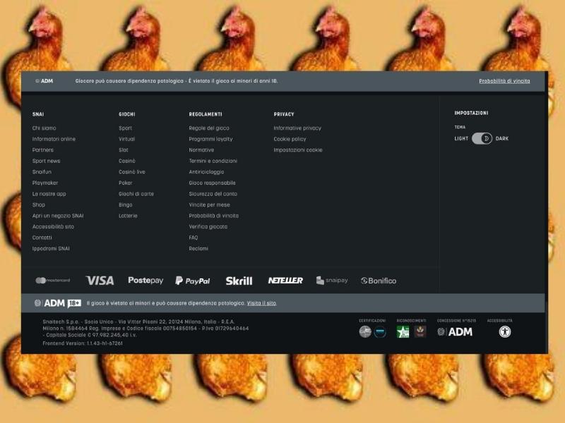 Version mobile et application Snai